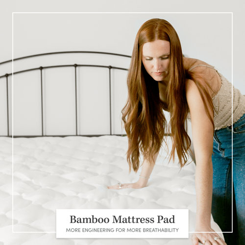 Alwyn Home Extra Plush Rayon from Bamboo Mattress Pad & Reviews Wayfair